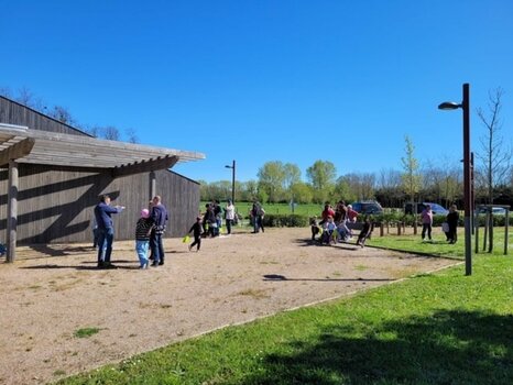 Chasse aux oeufs de Pâques