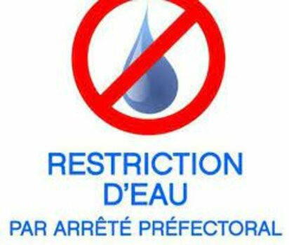 Nouvelles restrictions d'eau